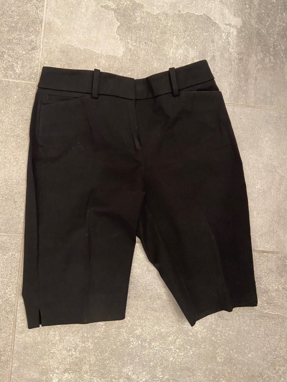 White House Black Market black Bermuda shorts